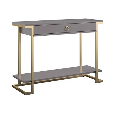 Camila Console Table - Cosmoliving By Cosmopolitan Graphite Gray 4 Camila Console Table - Cosmoliving By Cosmopolitan Graphite Gray - Image 2