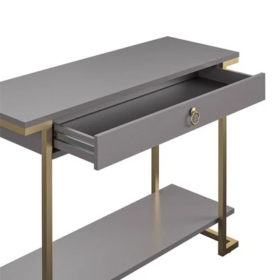 Camila Console Table - Cosmoliving By Cosmopolitan Graphite Gray 5 Camila Console Table - Cosmoliving By Cosmopolitan Graphite Gray - Image 3