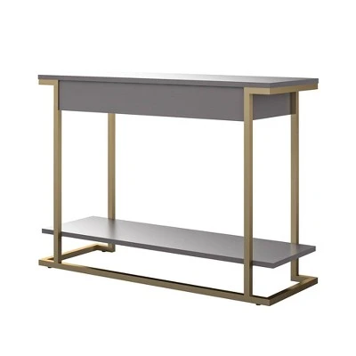 Camila Console Table - Cosmoliving By Cosmopolitan Graphite Gray 6 Camila Console Table - Cosmoliving By Cosmopolitan Graphite Gray - Image 4