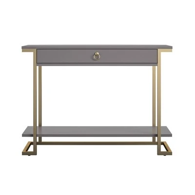 Camila Console Table - Cosmoliving By Cosmopolitan Graphite Gray 9 Camila Console Table - Cosmoliving By Cosmopolitan Graphite Gray - Image 7