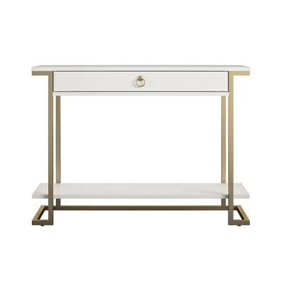 Camila Console Table - Cosmoliving By Cosmopolitan Graphite Gray 10 Camila Console Table - Cosmoliving By Cosmopolitan Graphite Gray - Image 8