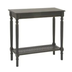 Wood Traditional Rectangular Console Table Black - Olivia & May -Console Tables Sales unnamed file 1027