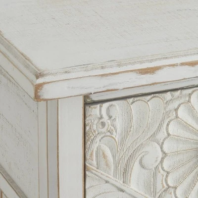 55 Downing Street Country Cottage Wood Console Table 31 1/2" x 13 3/4" with Drawer White for Living Room Bedroom Bedside Entryway 5 55 Downing Street Country Cottage Wood Console Table 31 1/2" x 13 3/4" with Drawer White for Living Room Bedroom Bedside Entryway - Image 3