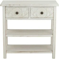 55 Downing Street Country Cottage Wood Console Table 31 1/2" x 13 3/4" with Drawer White for Living Room Bedroom Bedside Entryway 14 55 Downing Street Country Cottage Wood Console Table 31 1/2" x 13 3/4" with Drawer White for Living Room Bedroom Bedside Entryway -Console Tables Sales unnamed file 1038