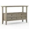 Halifax Console Sofa Table - Wyndenhall Hickory Brown -Console Tables Sales unnamed file 1048