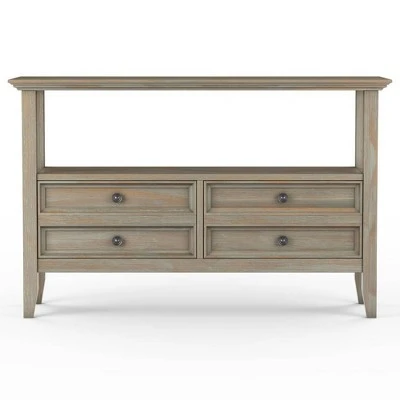 Halifax Console Sofa Table - Wyndenhall Hickory Brown 5 Halifax Console Sofa Table - Wyndenhall Hickory Brown - Image 3