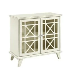 Versatile Fretwork Accent Storage Console - Saracina Home Blue -Console Tables Sales unnamed file 1075