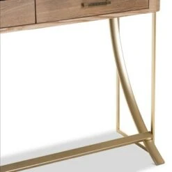 Lafoy Natural Finished Wood and Finished 2 Drawer Console Table Brown - Baxton Studio 12 Lafoy Natural Finished Wood and Finished 2 Drawer Console Table Brown - Baxton Studio -Console Tables Sales unnamed file 1122