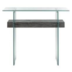 Kayley Console Table - Safavieh Glass/black -Console Tables Sales unnamed file 1145