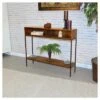 Carolina Cottage Halsey Console - Carolina Chair and Table Natural/black