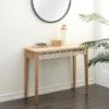 Olivia & May Large Farmhouse Wood Console Table Brown - Olivia & May -Console Tables Sales unnamed file 1217