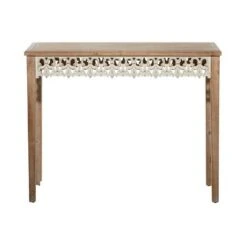 Olivia & May Large Farmhouse Wood Console Table Brown - Olivia & May 7 Olivia & May Large Farmhouse Wood Console Table Brown - Olivia & May -Console Tables Sales unnamed file 1219