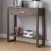 Supa 1 Drawer Console Table Walnut Oak - miBasics 2 Supa 1 Drawer Console Table Walnut Oak - miBasics -Console Tables Sales unnamed file 1248
