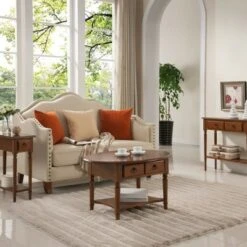 Console Table Pecan - Leick Home