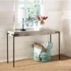 Eli Rectangle Console Table - Light Grey/Black - Safavieh -Console Tables Sales unnamed file 1285