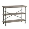 Canal Street Anywhere Console Table with 2 Shelves - Northern Oak - Sauder -Console Tables Sales unnamed file 1313