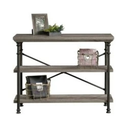 Canal Street Anywhere Console Table with 2 Shelves - Northern Oak - Sauder -Console Tables Sales unnamed file 1319