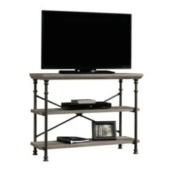 Canal Street Anywhere Console Table with 2 Shelves - Northern Oak - Sauder -Console Tables Sales unnamed file 1321