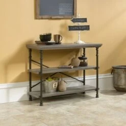 Canal Street Anywhere Console Table with 2 Shelves - Northern Oak - Sauder -Console Tables Sales unnamed file 1322