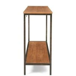Nolan 2 Tier Console Table Brown - ClickDecor -Console Tables Sales unnamed file 1331
