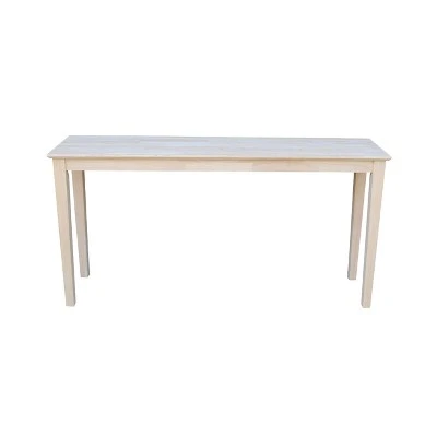 Shaker Table Unfinished - International Concepts 3 Shaker Table Unfinished - International Concepts