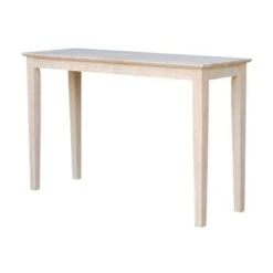 Shaker Table Unfinished - International Concepts 16 Shaker Table Unfinished - International Concepts -Console Tables Sales unnamed file 1340