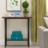 Ironcraft Hall Stand - Mission Oak - Leick Home -Console Tables Sales unnamed file 1357