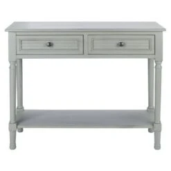 Tate 2 Drawers Console Table - Safavieh Greige -Console Tables Sales unnamed file 1390