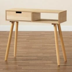 Elwyn Wood 1 Drawer Console Table Light Brown - Baxton Studio 17 Elwyn Wood 1 Drawer Console Table Light Brown - Baxton Studio -Console Tables Sales unnamed file 1399