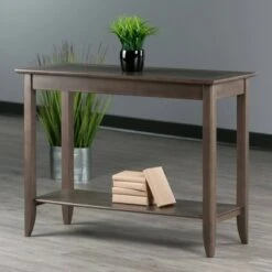 Santino Console Hall Table Oyster Gray - Winsome -Console Tables Sales unnamed file 1427
