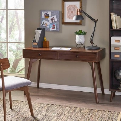 Julio Console Table Walnut - Christopher Knight Home 3 Julio Console Table Walnut - Christopher Knight Home