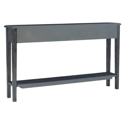 Calinda Long Console Table - Powell Company Distressed Gray 7 Calinda Long Console Table - Powell Company Distressed Gray - Image 5