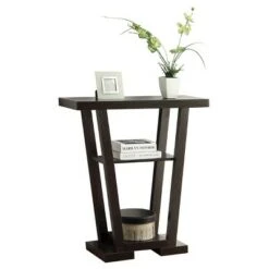Breighton Home Northfield V Console Table - Convenience Concepts White
