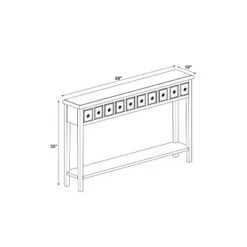 Calinda Long Console Table - Powell Company Distressed Gray 28 Calinda Long Console Table - Powell Company Distressed Gray -Console Tables Sales unnamed file 157