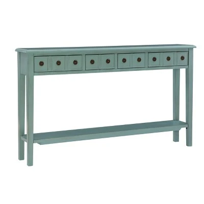 Calinda Long Console Table - Powell Company Distressed Gray 16 Calinda Long Console Table - Powell Company Distressed Gray - Image 14