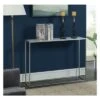 Gold Coast Faux Marble Console Table Faux Marble/Silver - Breighton Home -Console Tables Sales unnamed file 1601