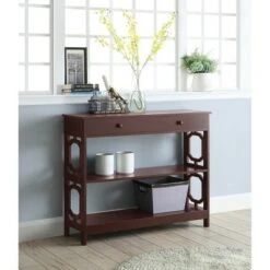 Omega 1 Drawer Console Table Espresso - Breighton Home -Console Tables Sales unnamed file 1608
