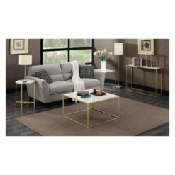 Breighton Home Gold Coast Bar Hall Table - Johar Furniture Chrome -Console Tables Sales unnamed file 1643