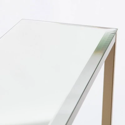 Dillard Narrow Long Console Table Deep Gold - Aiden Lane 7 Dillard Narrow Long Console Table Deep Gold - Aiden Lane - Image 5