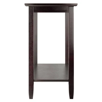 Genoa Console Table Glass Top Espresso - Winsome 4 Genoa Console Table Glass Top Espresso - Winsome - Image 2