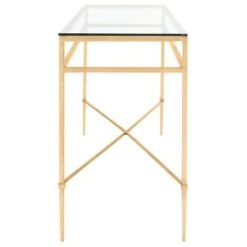 Baumgarten Glass Console Table Gold - Safavieh -Console Tables Sales unnamed file 1701