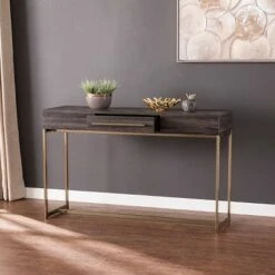 Frondi Long Console Table Black Oak/Antique Brass - Aiden Lane 15 Frondi Long Console Table Black Oak/Antique Brass - Aiden Lane -Console Tables Sales unnamed file 1706