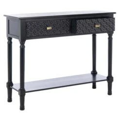 Halton 2 Drawers Console Table - Safavieh Brown -Console Tables Sales unnamed file 176