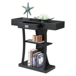 Newport Harri Console Table Black - Breighton Home