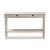 Ariella Whitewashed 1 Drawer Console Table White - Baxton Studio -Console Tables Sales unnamed file 1785