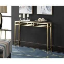 Gold Coast Julia Hall Console Table Gold - Breighton Home -Console Tables Sales unnamed file 1796