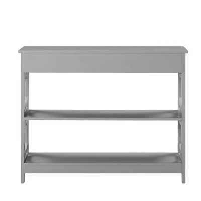 Omega 1 Drawer Console Table Gray - Breighton Home 5 Omega 1 Drawer Console Table Gray - Breighton Home - Image 3