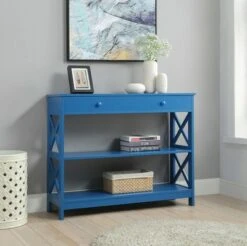 Oxford 1 Drawer Console Table Blue - Breighton Home 11 Oxford 1 Drawer Console Table Blue - Breighton Home -Console Tables Sales unnamed file 1819