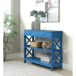 Oxford 1 Drawer Console Table Blue - Breighton Home 13 Oxford 1 Drawer Console Table Blue - Breighton Home -Console Tables Sales unnamed file 1821