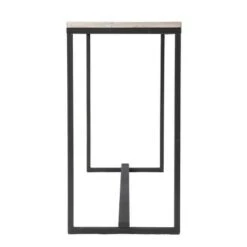 Thorpe Long Reclaimed Wood Console Table Gray/Black - Aiden Lane -Console Tables Sales unnamed file 1843